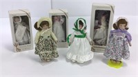 6 Gorham Porcelain Dolls