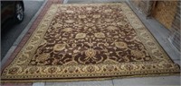 Large Machine-Made Area Carpet - Browns & Golds