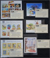 Walt Disney Donald Duck Family Portraits Stamps An