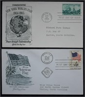 Pair of US First Day Covers