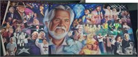 Original Kenny Rogers & Friends Canvas Mural