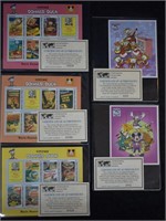 Walt Disney Vintage Donald Duck Stamps And Plate B