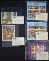 Walt Disney Toy Story Stamps And Plate Blocks