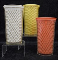 3 pcs. Vintage Colorful Drinking Cups
