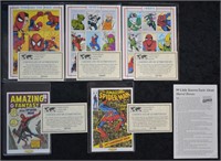 The Amazing Spider-Man Stamps and Plate Blocks
