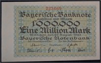 1923 Weimar Republic Hyperinflationary 1 Million M
