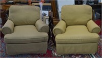 Pair of Thomasville Upholstered Arm Chairs
