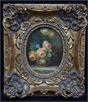 Original Oil on Canvas Floral Still Life Painting
