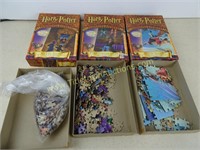 Three Harry Potter Puzzles - Unsure if Complete