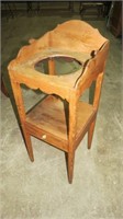 1800'S EARLY WASH STAND W/1 DRAWER