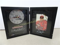 Dale Earnhardt Jr Framed Clock - Needs a good