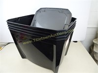 Four 20 Gallon Totes with Lids