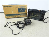Panasonic RQ-212DAS Mini Cassette Recorder -