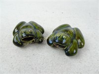 Ceramic Vulgar Frogs