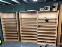 Three Wooden shelves