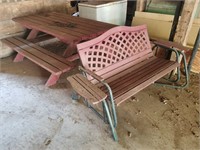 Picnic Table and Bench