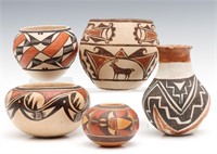 LUCY LEWIS AUGUSTA NAMPEYO AND OTHER SIGND POTTERY