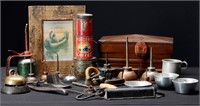 A LARGE COLLECTION OF MISCELLANEOUS ANTIQUES