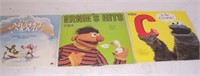 Muppet and sesame street records.
