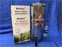 Berkey water purification 1.5 gallon