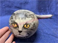 Hand painted “Cat” gourd