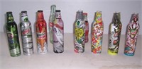 Green label Art Mountain Dew aluminum bottles (4)