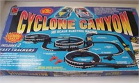 Cyclone canyon slot car race track.