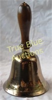 Brass Hand Bell with Wooden Handle