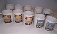 (10) Menards Coffee mugs.
