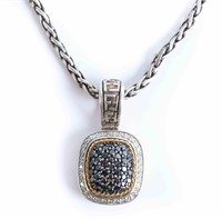 Designer EFFY 18K YG 1.00CTTW Diamond Necklace