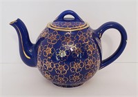 Vintage HALL 056 Blue Gold 2 Cup Individual Teapot