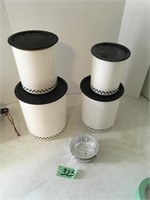plastic canisters