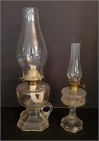 Antique Kerosene Miniature & Finger Lamps