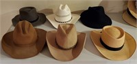 6 Cowboy Hats Resistol Sheplers Australian Outback