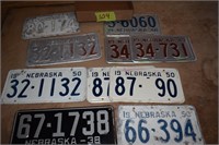 License plates-'38, '49, '50