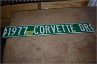 1977 Corvette sign