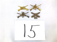 4 SPANISH AMERICAN WAR INSIGNIA