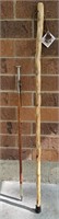 SOTOL 48" Whistle Creek Hiking Stick & 35" Stick