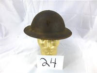 WWI HELMET PAINTED 26TH DIVISION INSIGNIA