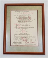1995 Gloria Steinem Autographed Equal Rights Print