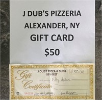 $50 Gift Card - J. Dub's