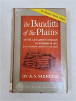 1959 4th Printing Banditti of the Plains WY Book