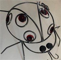 Ladybug Metal Lawn Ornament