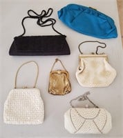 6 Vintage & Other Evening Bags Whiting & Davis Etc