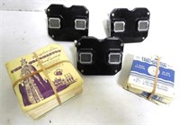 Lot of 3 View Masters and 2 Stacks of Slides