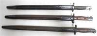 Lot of 3 Australian 1907 Bayonets