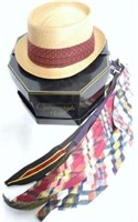 Cavanaugh Panama Hat Original Box 7 1/4