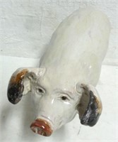 Large Pottery Pig