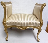 Louis XV Giltwood Vanity Bench