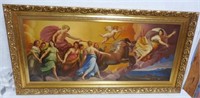 Painting on Canvas Chariot / Cherubs